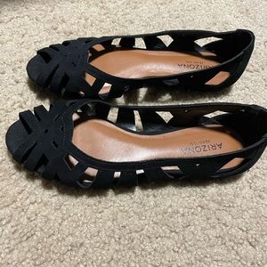 Womens black flats size 7